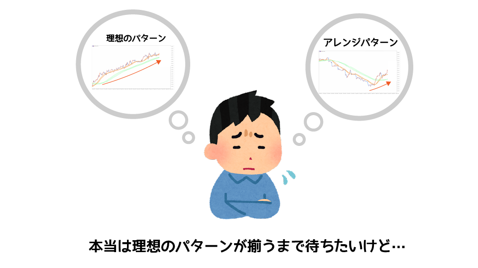 理想のパターンとアレンジパターン