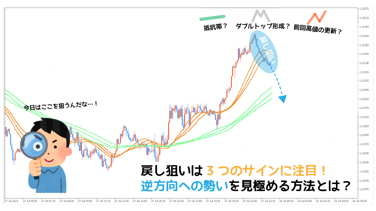 戻し狙いの3つのサインとは