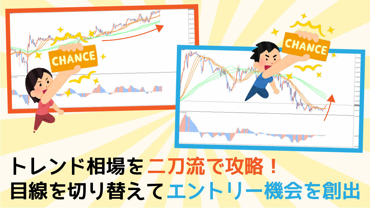 順張りと戻し狙いの切り替え